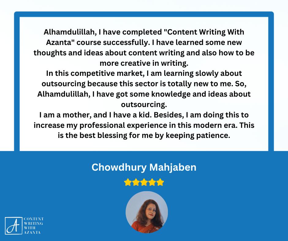 Review - Chowdhury Mahjabin
